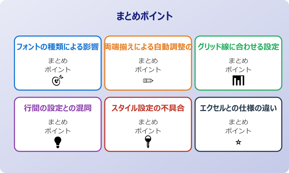 ルビによる上下の余白を確認