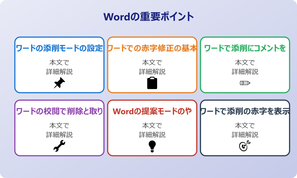 ワードで添削のやり方を基礎から解説
