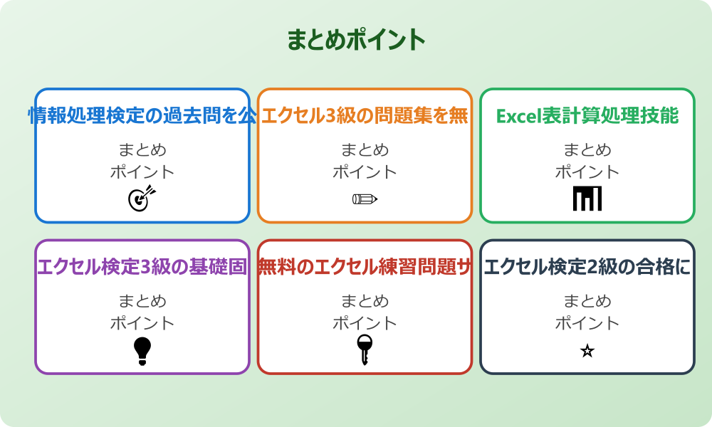 エクセル2級の問題集を無料で探す際の注意点