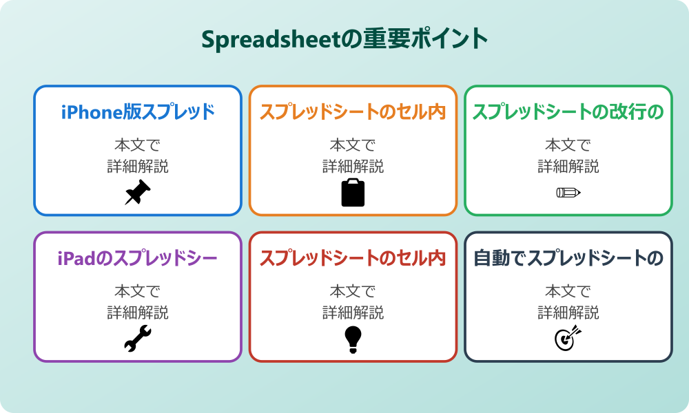 スマホのスプレッドシートで改行できない原因と基本操作