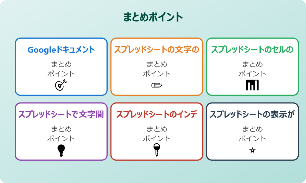 縦書きを活用してスプレッドシートの配置を変える