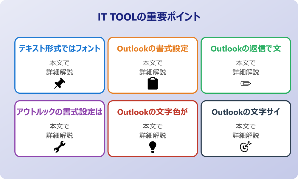 アウトルックでフォント変更できない原因と基本