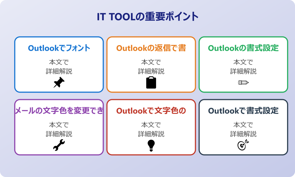 アウトルックで文字色変更できない原因と対処法