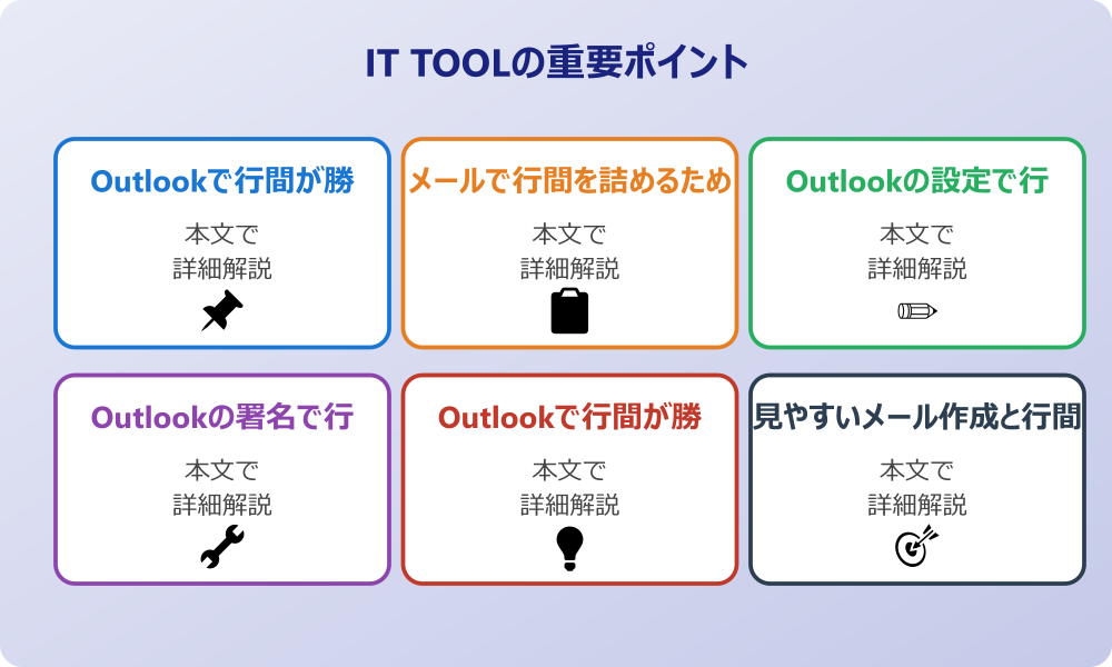 アウトルックで行間を詰める設定と原因を解説