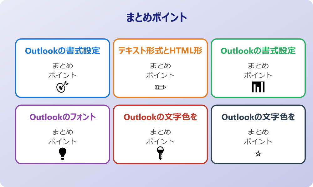 メールの文字色を変更できない時の確認点