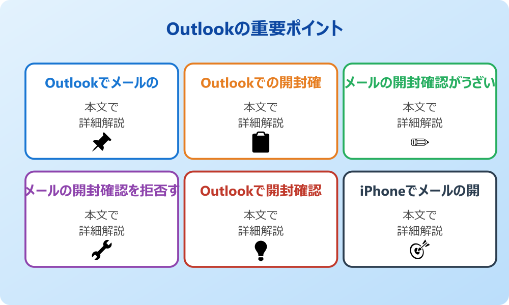 メールの開封確認を相手に知られずOutlookで扱うための基礎