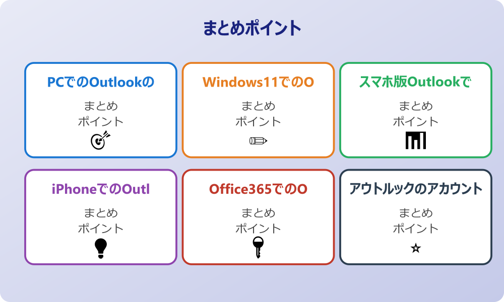 Web版Outlookでのアカウントの切り替えと注意点