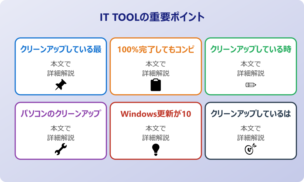 クリーンアップが100完了しても終わらない主な原因