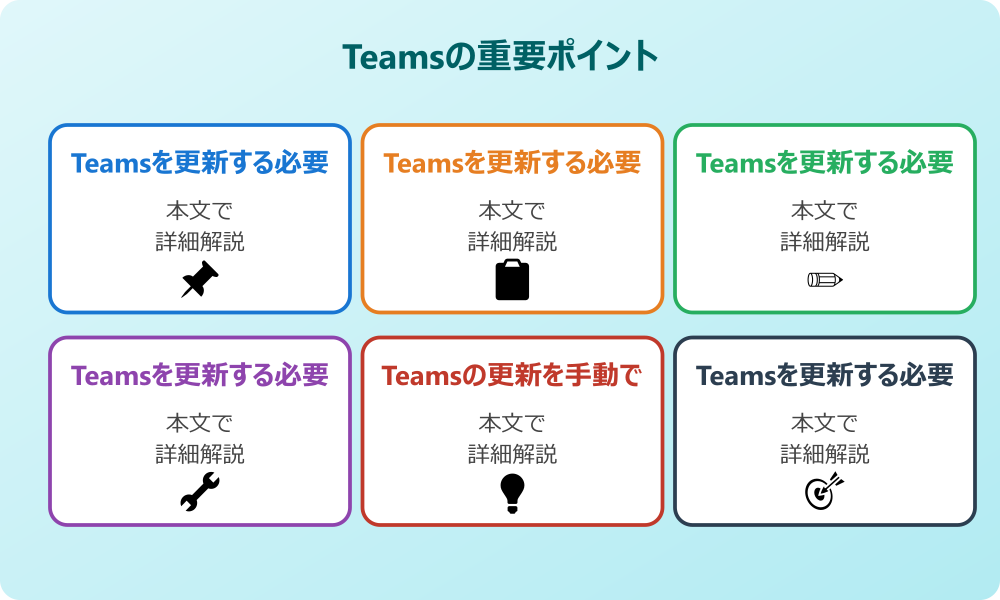 Teamsを更新する必要がありますが毎回出る原因と基本対策