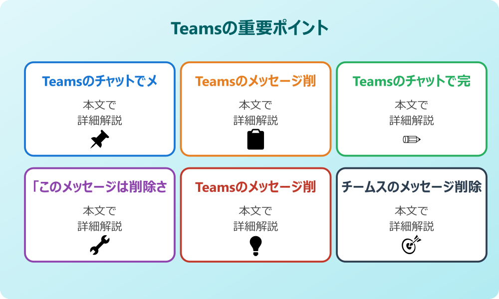 チームスのメッセージ削除と相手への影響