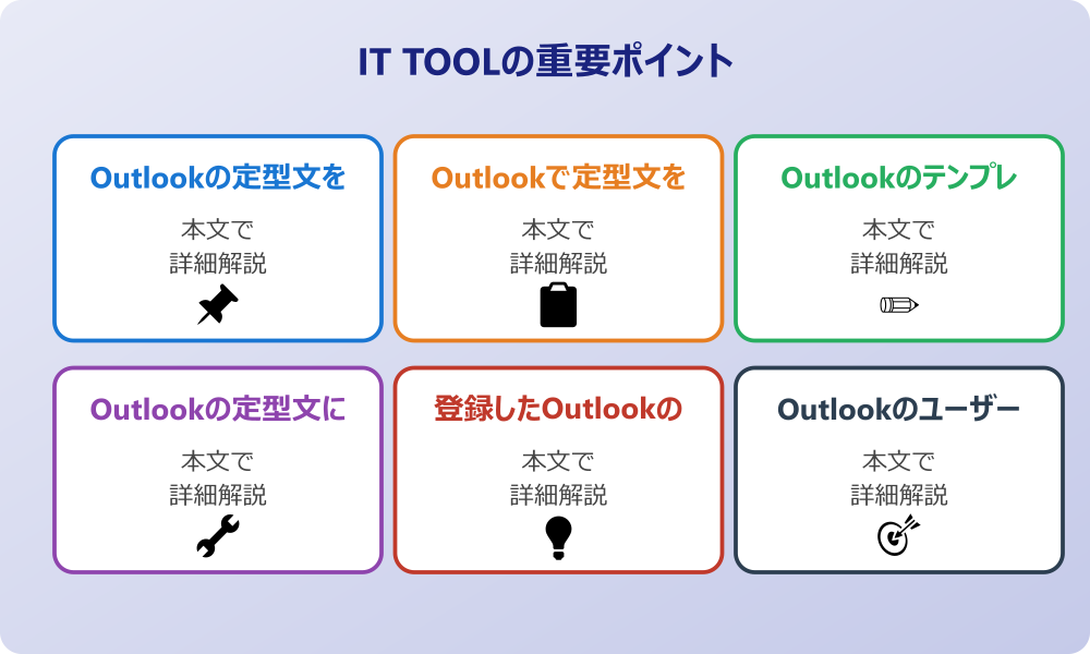アウトルックで定型文を登録する基本の手順とは