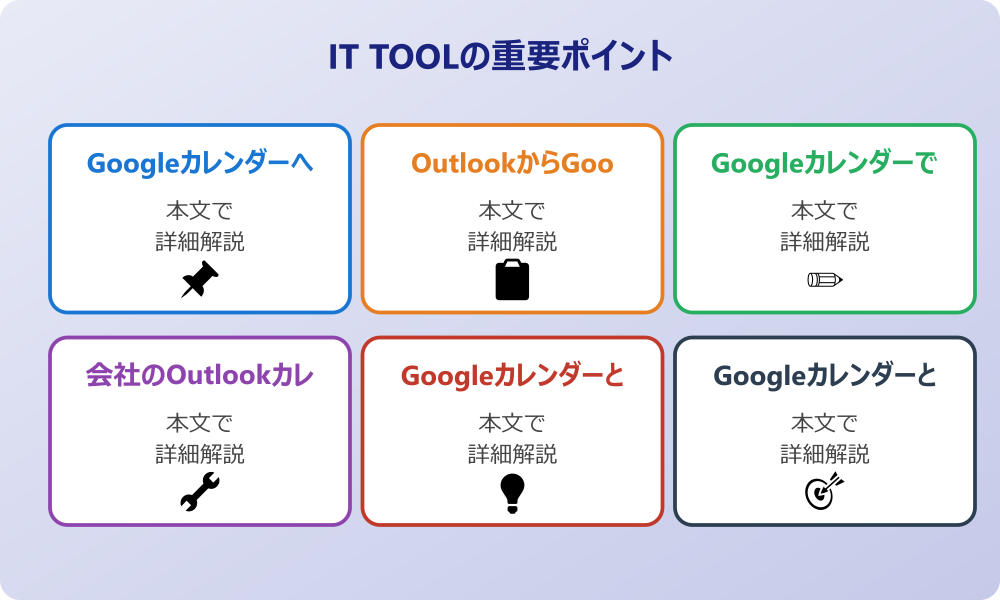 グーグルカレンダーとアウトルック同期の基本手順と設定方法