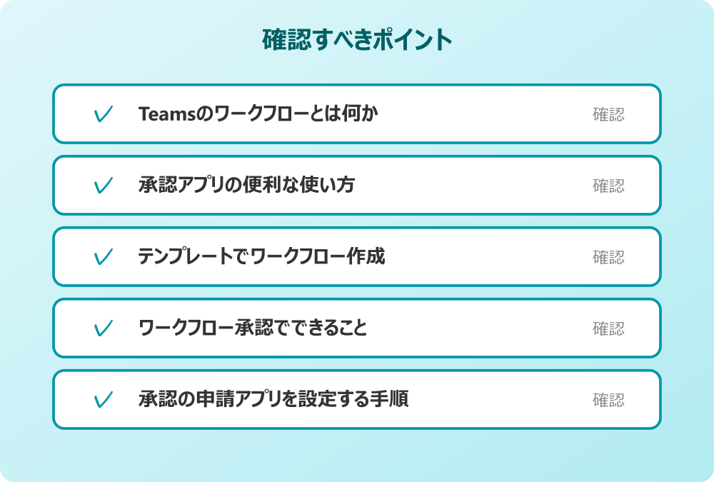 承認の申請アプリを設定する手順