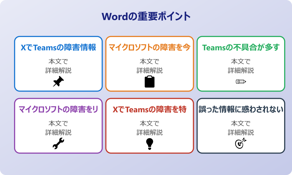 Teamsの障害を今日Twitterで確認する方法とは？