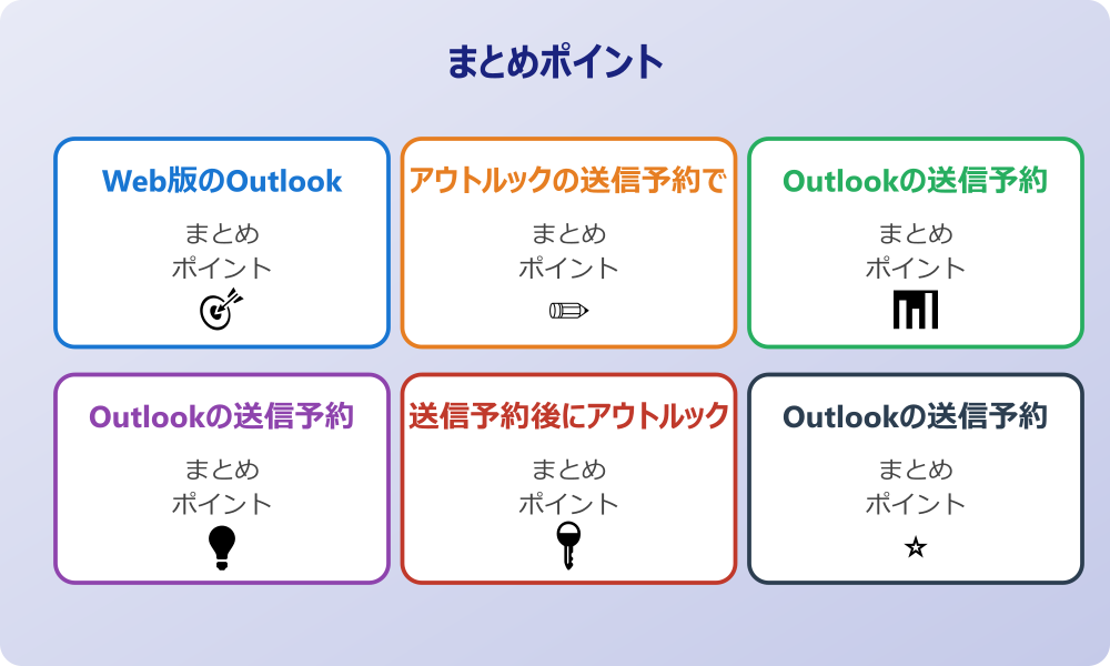 アウトルックの送信予約を効果的に活用するコツ