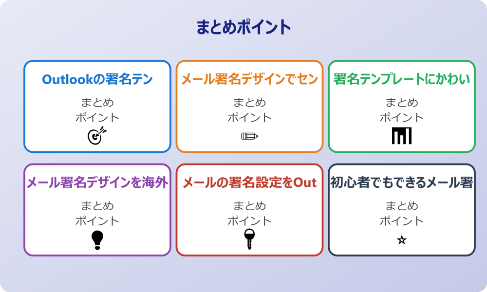 シンプルイズベストなメール署名テンプレートの魅力