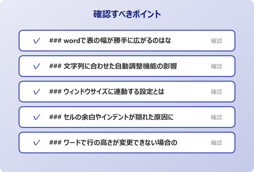 ### ワードで行の高さが変更できない場合の関連性
