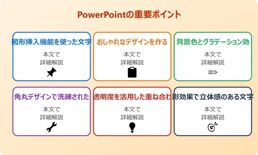 パワポで文字を四角で囲む基本手順とデザインのコツ