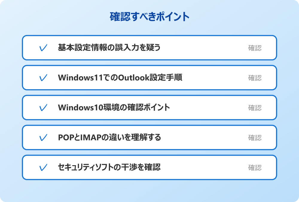 セキュリティソフトの干渉を確認