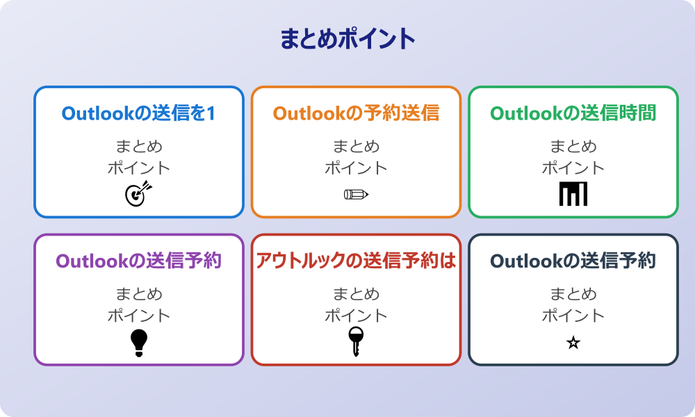 アウトルックの送信予約でバレるのを防ぐ
