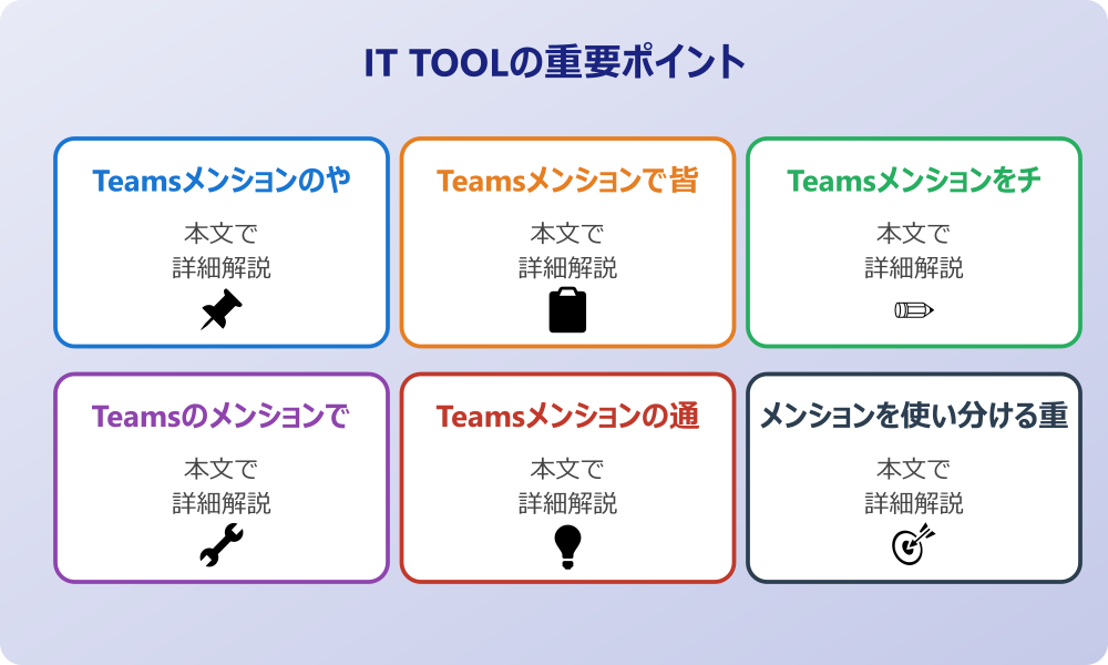 チームズでメンションを活用するための基礎知識