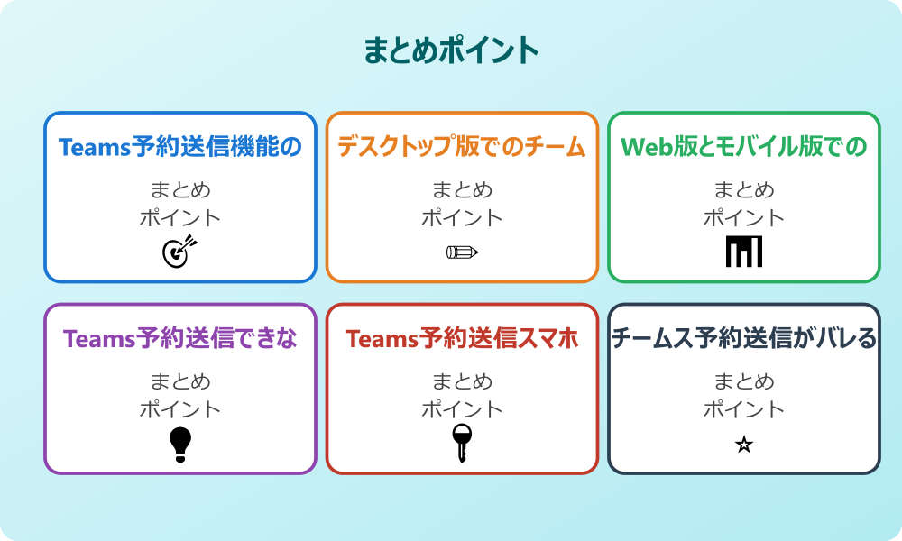 Teams予約送信スマホでできない時の解決策