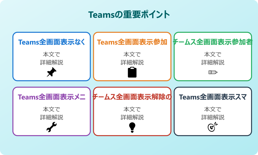 チームスの全画面表示設定と基本操作方法