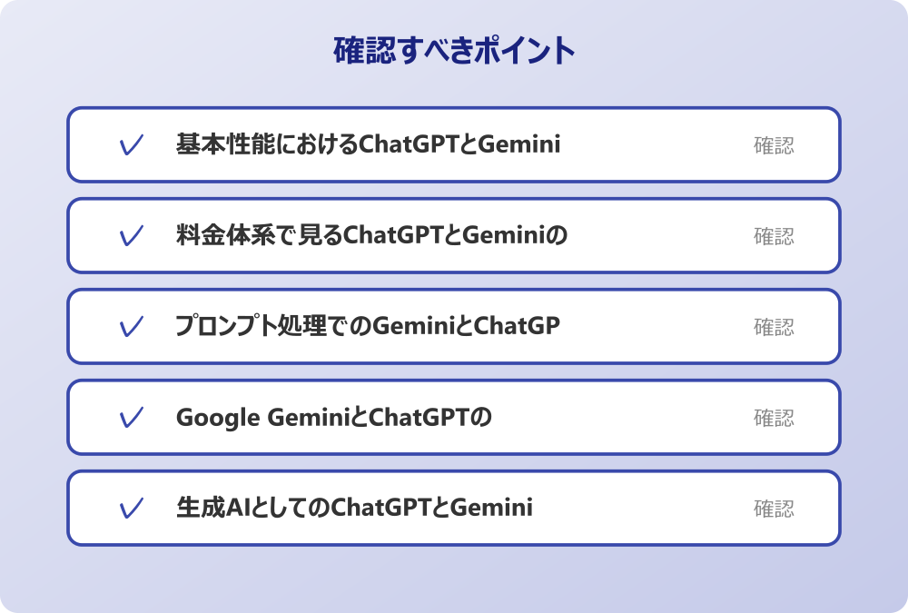 Google GeminiとChatGPTの技術的違い