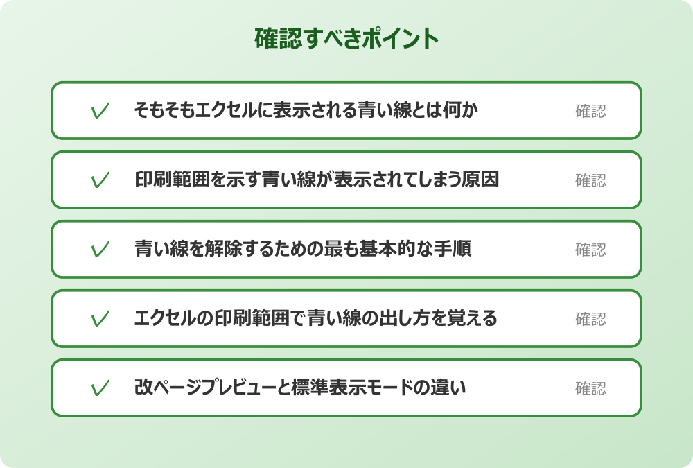 改ページプレビューと標準表示モードの違い
