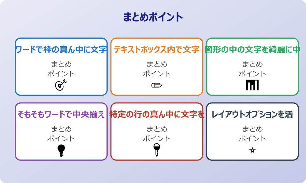 ワードの表の文字位置を上下に調整する方法