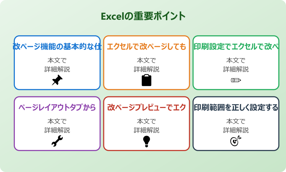 エクセルで改ページしても2ページ目ができない原因と基本対処法