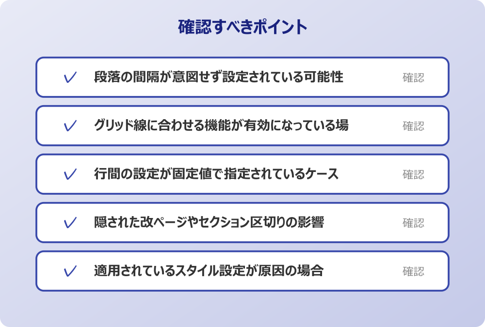適用されているスタイル設定が原因の場合