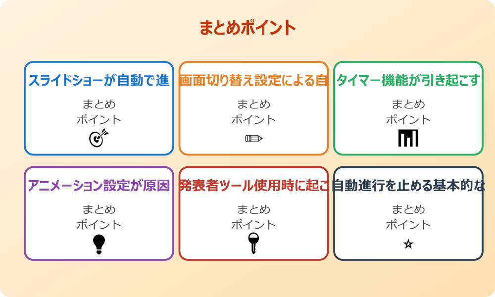勝手に進む問題を解決するための修正テクニック