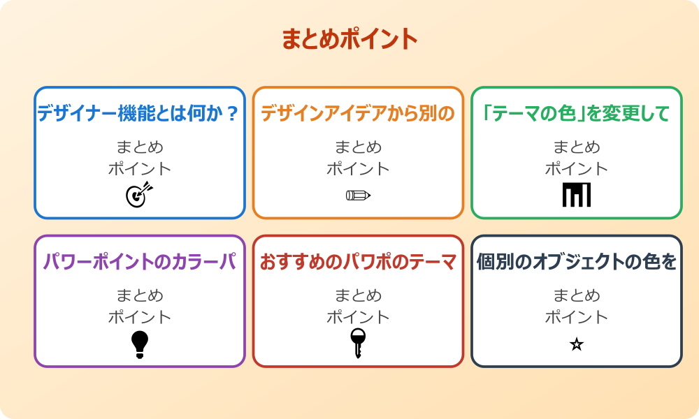 パワポでデザインの色変更ができないときの原因