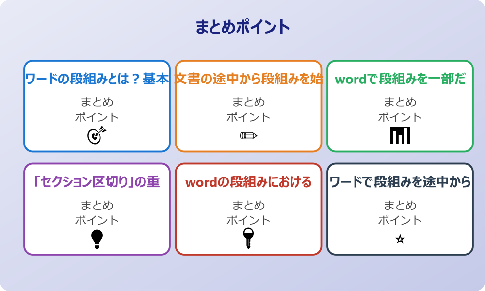 ワードで段組みができない場合のチェックリスト