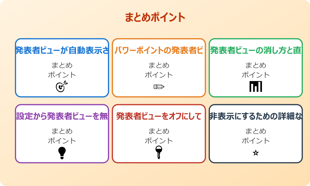 発表者ビューを消す方法の応用パターン