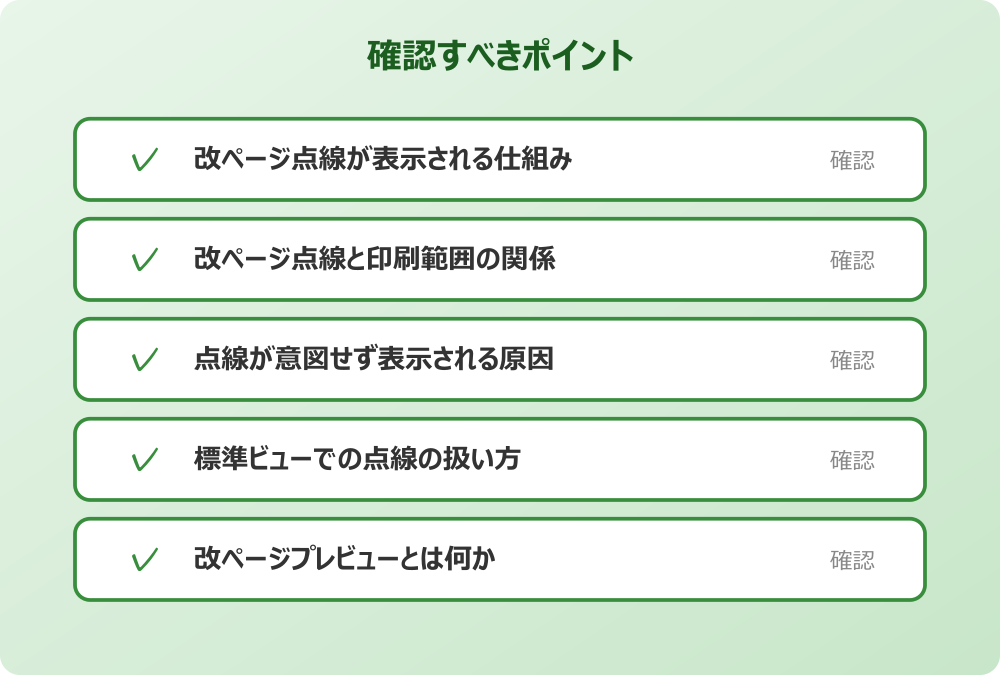 改ページプレビューとは何か