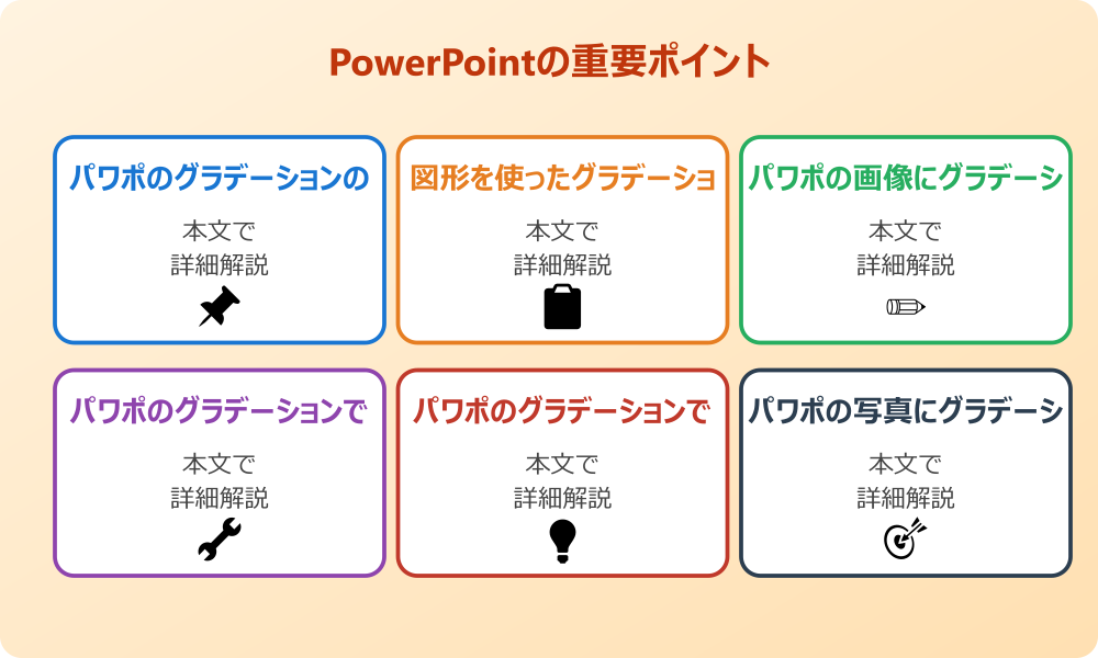 パワポの画像にグラデーションをかける基本的な手法