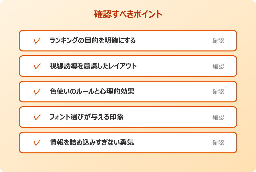 情報を詰め込みすぎない勇気