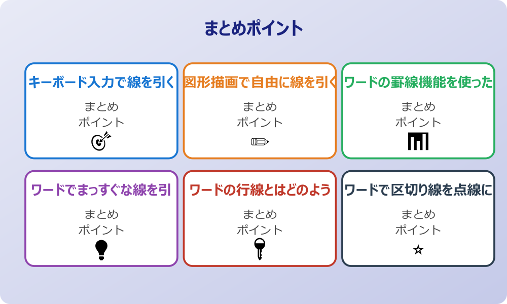 ワードで区切り線を消す方法
