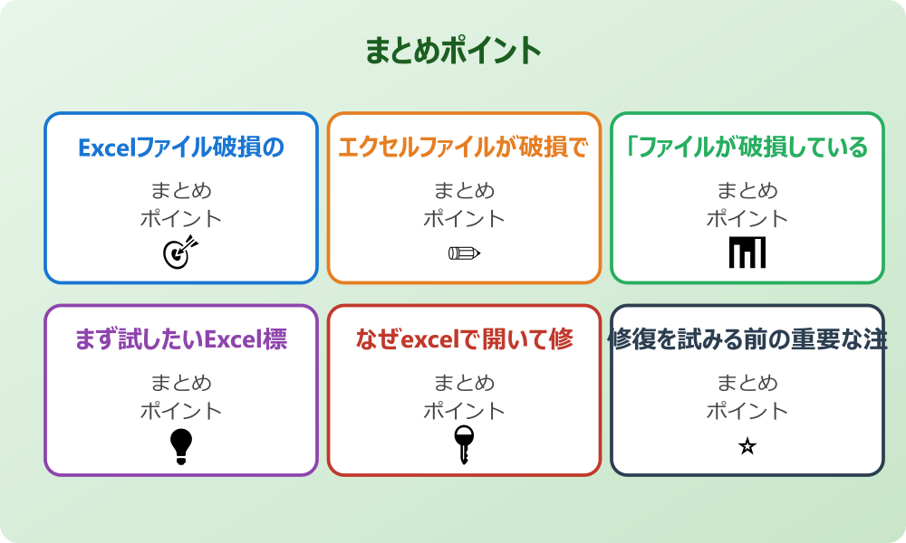 エクセルの破損を修復するフリーソフトの可能性
