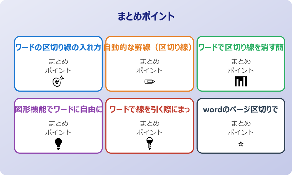 wordの区切り線のショートカットは？