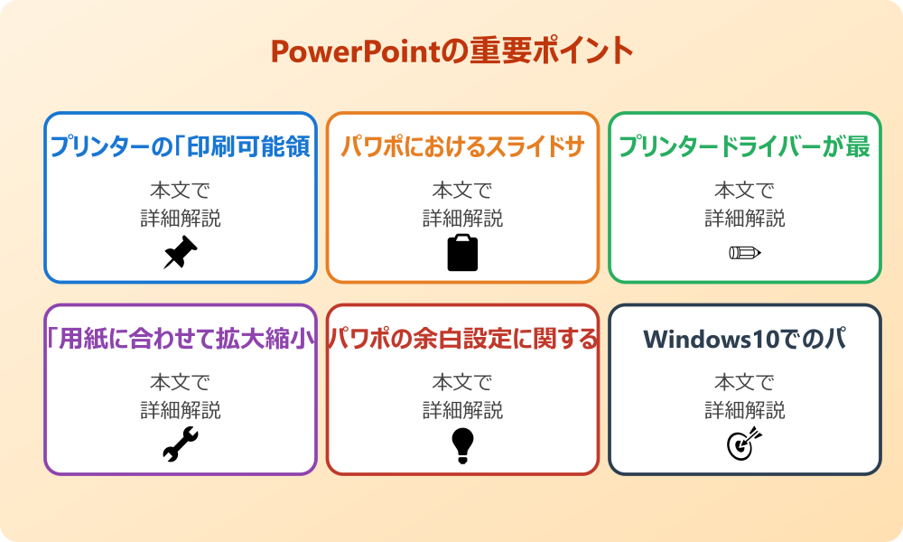 パワポで余白なし印刷ができない根本的な理由