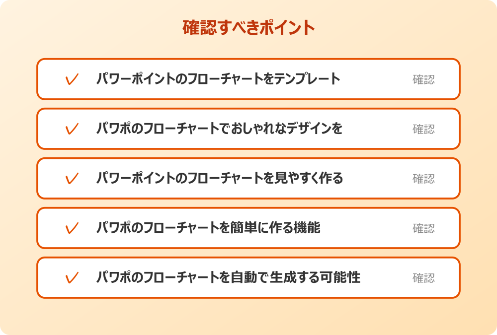 パワポのフローチャートを自動で生成する可能性