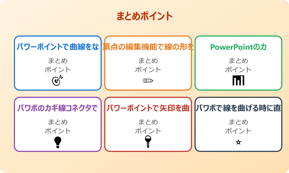 パワーポイントの矢印をおしゃれに見せるデザイン