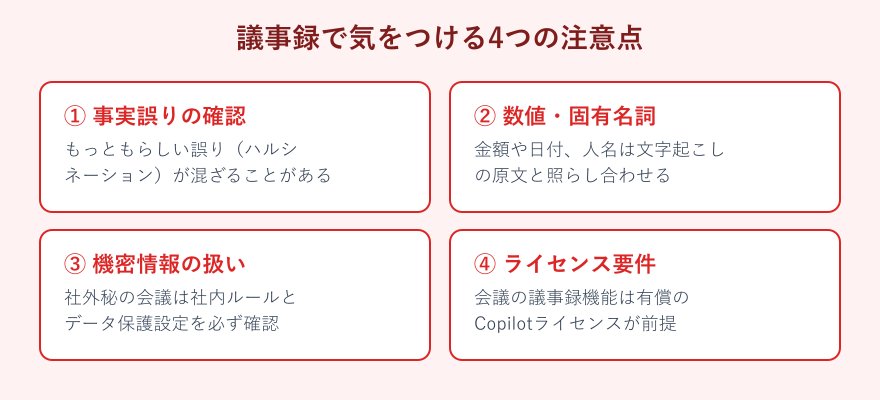 議事録作成で注意する点のまとめ