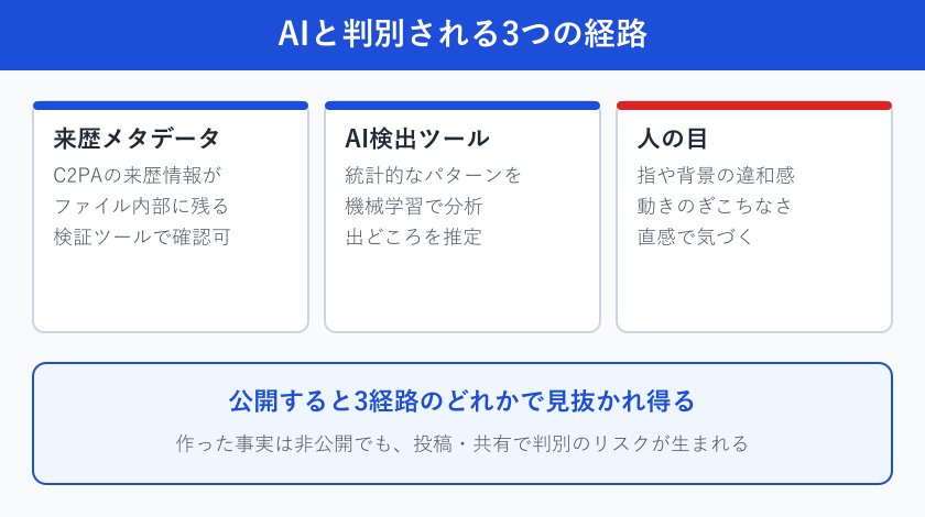 AIと判別される3経路の図